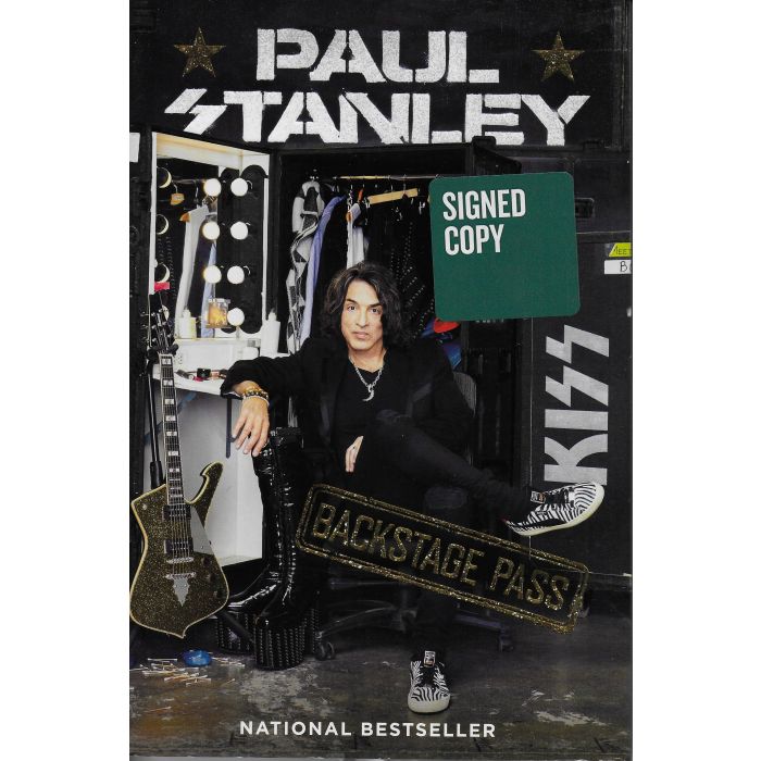 Backstage Pass Book Signed By Author Paul Stanley