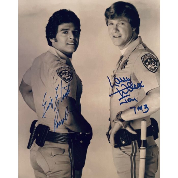 Ponch from Chips Erik Estrada Signed Autographed 8x10 Photo w/COA 