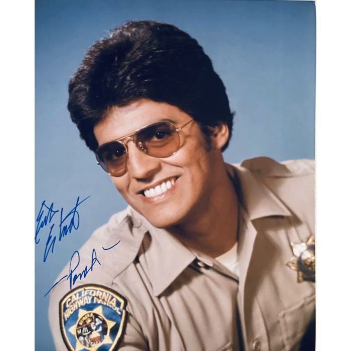 Ponch from Chips w/COA Erik Estrada Signed Autographed 8x10 Photo 