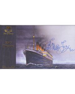Bernard Fox (1927-2016) Titanic Autographed 1st Day Cover