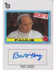 Burt Young LIMITED EDITION signed trading card