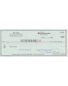 Mel Torme signed cancelled check