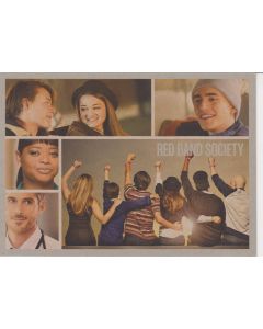 Red Band Society holiday greeting card signed by Octavia Spencer and Dave Annable