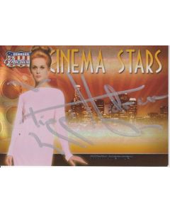 Tippi Hedren autographed trading card