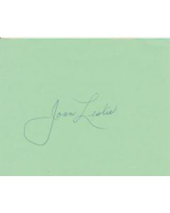 Nancy Sinatra signed in person 2X4 index card