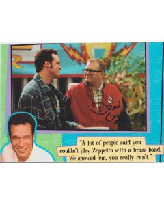 Drew Carey signed magazine page