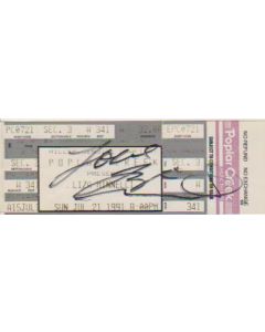 Liza Minnelli signed in person concert ticket