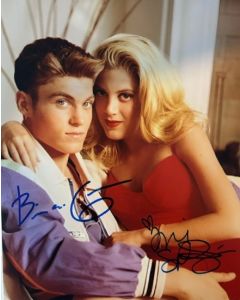 Brian Austin Green & Tori Spelling 90210 TV DRAMA SERIES 8x10 signed