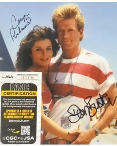 Caryn Richman & Dean Butler THE NEW GIDGET signed 8x10 w/ JSA COA # G01