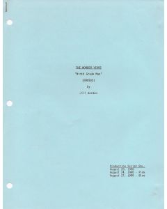 The Wonder Years "Ninth Grade Man" 1990 Original Script Revision 