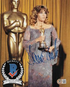 Jane Fonda 8X10 photo w/Beckett COA #3