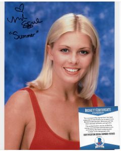 Nicole Eggert 8X10 w/Beckett COA #13