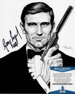 George Lazenby James Bond 007 #49 BECKETT/COA