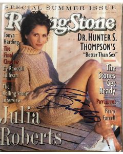 Julia Roberts signed Rolling Stone magazine (1994)