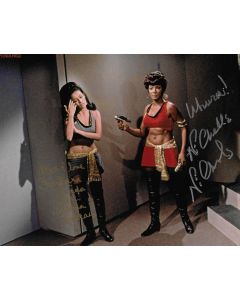 Nichelle Nichols & BarBara Luna Star Trek TOS 8X10 