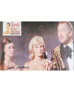 Salli Sachse RIP DR GOLDFOOT AND THE BIKINI MACHINE signed 8x10 # G01