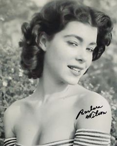 Barbara Wilson TEENAGE DOLL, BLOOD OF DRACULA  signed 8x10 # G05