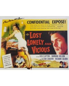 Barbara Wilson LOST LONELY AND VICIOUS signed 8x10 # G07