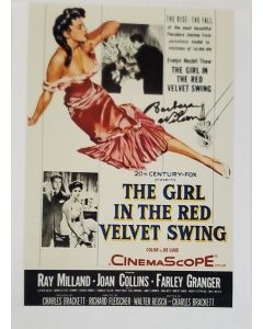 Barbara Wilson THE GIRL IN THE RED VELVET SWING signed 8x10 # G09