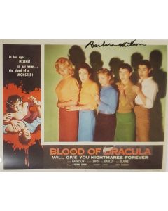 Barbara Wilson BLOOD OF DRACULA signed 8x10 # G10