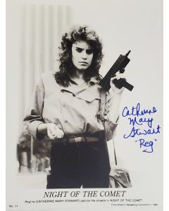 Catherine Mary Stewart NIGHT OF THE COMET signed 8x10 # G01