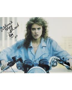Catherine Mary Stewart NIGHT OF THE COMET signed 8x10 # G04