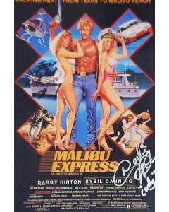 Darby Hinton MALIBU EXPRESS signed 8x10 # G01