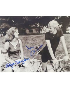 Dennis Christopher & Robyn Douglass BREAKING AWAY signed 8x10 # G04
