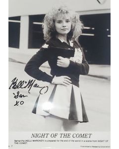 Kelli Maroney NIGHT OF THE COMET signed 8x10 # GO1