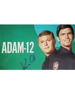 Kent McCord ADAM-12 signed 8x10 # G19