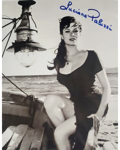 Luciana Paluzzi THUNDERBALL, 99 WOMEN signed 8x10 # G01
