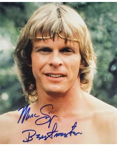 Marc Singer BEASTMASTER signed 8x10 (with movie title!) # G18