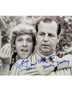 Paul Dooley & Dennis Christopher DUO signed 8x10 BREAKING AWAY # G04