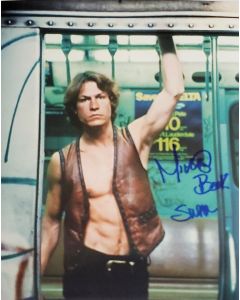 Michael Beck WARRIORS signed 8x10 with character name # G01