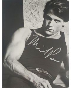 Michael Pare EDDIE AND THE CRUISERS signed 8x10 # G01