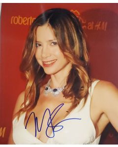 Mira Sorvino MIMIC, ROMY & MICHELLE'S HIGH SCHOOL REUNION signed 8x10 # G15
