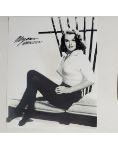Myrna Hansen signed 8x10 SO THIS IS PARIS, PARTY GIRL # G11