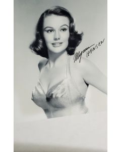 Myrna Hansen signed 8x10 SO THIS IS PARIS, PARTY GIRL # G13