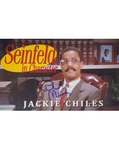 Phil Morris signed 8x10 SEINFELD # G05