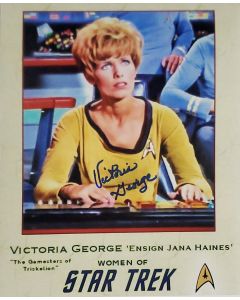 Victoria George STAR TREK signed 8x10 # G01