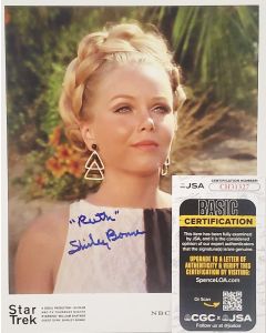 Shirley Bonne STAR TREK signed 8x10 w/ jsa coa # G01