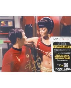 Nichelle Nichols STAR TREK signed 8x10 w/jsa coa # G01