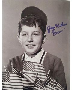 Jerry Mathers LEAVE IT TO BEAVER signed 8x10 w/CHARACTER NAME! # G03