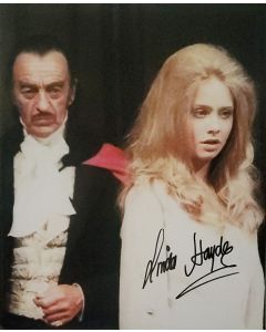 Linda Hayden VAMPIRA, OLD DRACULA signed 8x10 # G01