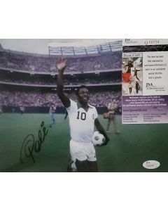 Pele PROFESSIONAL SOCCER signed 8x10 w/jsa coa # G01