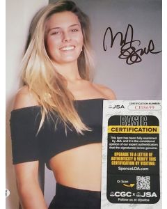 Nicole Eggert CHARLES IN CHARGE signed 8x10 w/JSA COA # G01