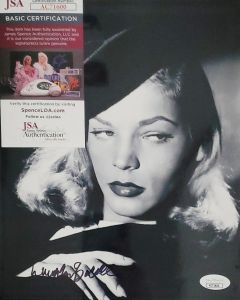 Lauren Bacall THE BIG SLEEP signed 8x10 w/JSA COA # G01