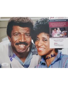 Hal Williams & Marla Gibbs 227 signed 8x10 w/JSA COA # G01