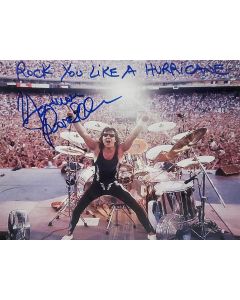 Herman Rarebell SCORPIANS signed 8x10 # G01