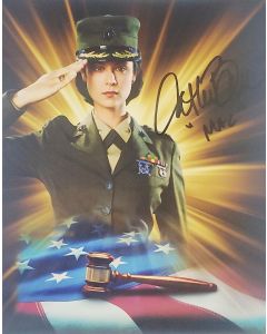 Catherine Bell JAG signed 8x10 # G05